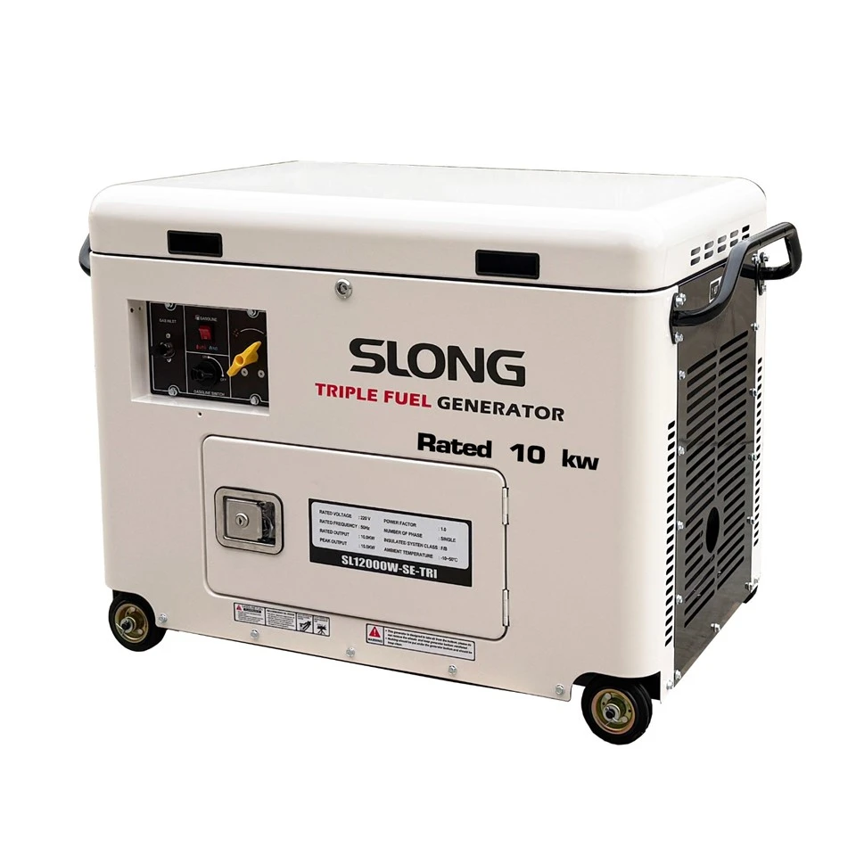 เครื่องกำเนิดไฟฟ้า LPG ก๊าซธรรมชาติ Tri Fuel 15kVA โซลูชันพลังงานแบบพกพาสำหรับพลังงานสำรอง