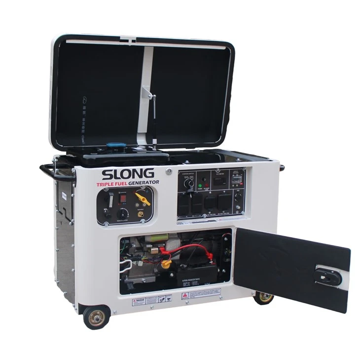 Quiet 6kw Portable Tri Fuel Generators For Home Use